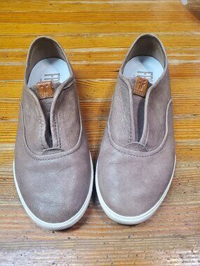 Frye leather slip ons